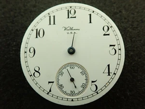 VINTAGE 16 SIZE WALTHAM H.C. POCKET WATCH MOVEMENT GRADE 610 - KEEPING TIME - Picture 1 of 2