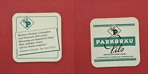 Parkbrauerei Pirmasens Na dann Prost Brauerei Bierdeckel Coaster Beermat - Picture 1 of 1