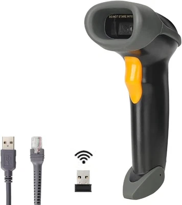 1D CCD 2.4G Wireless Bar Code Scanner Versatile 2 in 1 (Wireless+USB Wired), ... - Image 1 of 4