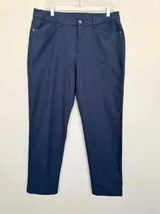 Lululemon ABC Slim Fit Hose True Navy Warpstreme Athleisure Herren 32x31 Taille 32 - Bild 1 von 8