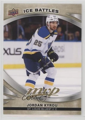 2023-24 Upper Deck MVP Gold Ice Battles Jordan Kyrou #193 - Image 1 of 2