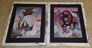 2 imágenes de arte callejero James Jean 11"x14" enmarcadas - Imagen 1 de 1