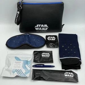 United Airlines 'Star Wars Rise of Skywalker' Travel Pack Amenity Kit Bag • New - Picture 1 of 16