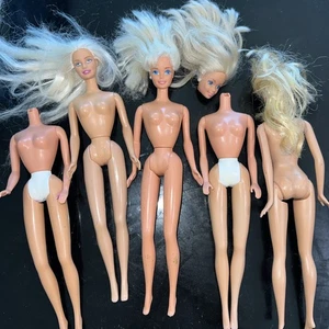 Lot Of 4 VTG Barbie Doll Bodies Body 1960’s & 1975 Head As Is Parts Matell - Picture 1 of 9