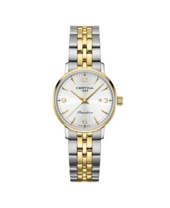 CERTINA Women Analog Quartz Casual Watch Classic Dress Silver Dial Waterproof Ro - Picture 1 of 1