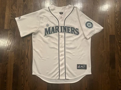Vintage Majestic KEN GRIFFEY JR #24 Seattle Mariners Jersey Size Large 44 - Image 1 of 4