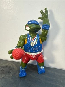 Figura de colección 1992 Track N' Field Leonardo TMNT Teenage Mutant Ninja Turtles - Imagen 1 de 9