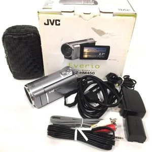 JVC GZ-HM450 Everio HD Camcorder Black Zoom Digital Video Camera Tested Japan - Picture 1 of 7