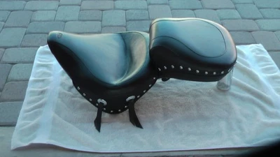 Asiento de motocicleta Mustang 76047 Harley Springer Heritage Classic Deluxe Softail Foto 1 de 4