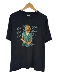 Vintage Kurt Cobain Signature Dress Nirvana Graphic Tee Size XL - Picture 1 of 3