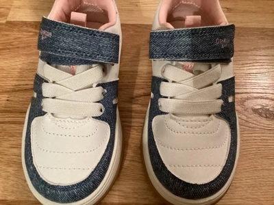 Osh Kosh B'gosh Niñas Pequeñas Tenis Denim y Rosa Talla 10 NUEVO Foto 1 de 4
