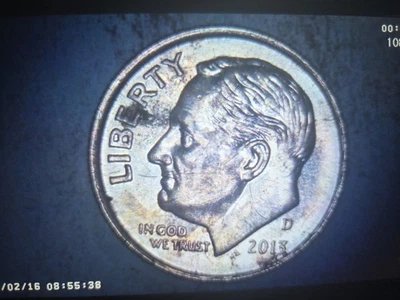 2013 Dime Rim Error, 2013 D - Image 1 of 4