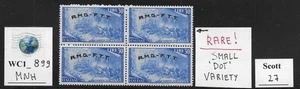 WC1_899 ITALY. TRIESTE. Block of 30 Lire 1948 RISORGIMENTO w. variety. Scott 27. - Picture 1 of 1