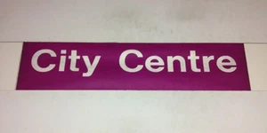 South Wales Bus Destination Blind 2 33"- (Purple) City Centre Swansea - Picture 1 of 1