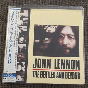 John Lennon "THE BEATLES AND BEYOND" 1991, Japan Laser disc w/obi + insert - Picture 1 of 3