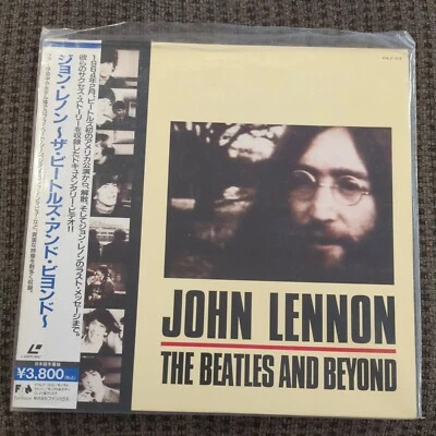 John Lennon "THE BEATLES AND BEYOND" 1991, Japan Laser disc w/obi + insert - Image 1 of 3