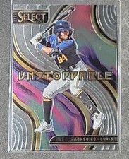 Jackson Chourio 2023 Panini Select Unstoppable Insert #SU2 Milwaukee Brewers