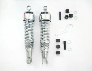 Set Chrom Federbeine Stoßdämpfer Shock Absorber Honda CB650, CB 750 Four - 340mm - Bild 1 von 3
