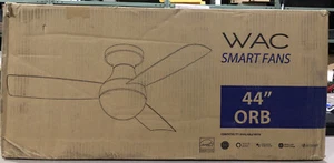 WAC Lighting Orb 44 LED Orb 44" 3-Blade Indoor / Outdoor Smart - Black - Picture 1 of 4