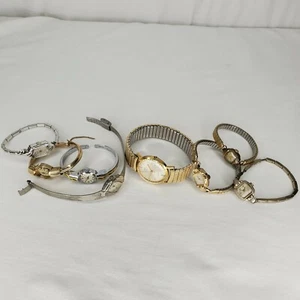 Vintage Watch Lot Bulova Waltham Bucherer Benrus 10K RGP Filled For Parts Repair - Bild 1 von 12