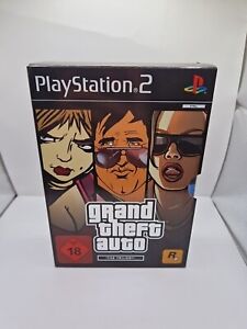 Grand Theft Auto Trilogie - III Vice City San Andreas Karten - Sony PS2 Pal Alle Neuwertig 