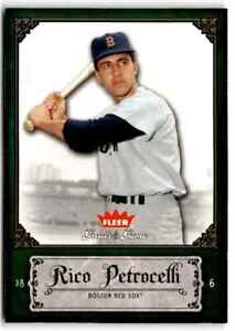 2006 Fleer Greats of the Game Rico Petrocelli Auto Boston Red Sox #20