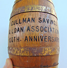 CULLMAN ALABAMA Vintage Oak Barrel Savings Bank 100th ANNIVERSARY - Building Pic