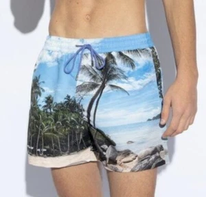 PAUL SMITH Paradise Print Swim Shorts - Picture 1 of 11