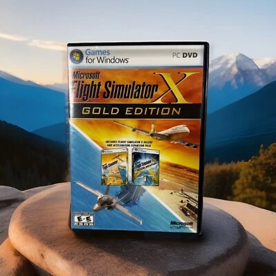 Microsoft Flight Simulator X Gold Edition PC 2008 CIB - Image 1 of 4