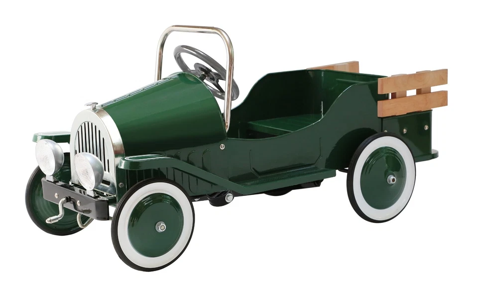 Morgan Cycle Green Retro Style Pickup Truck Pedal Car All Steel Ride 21118 - Image 1 of 1