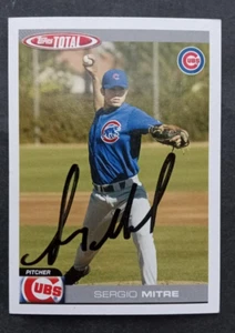 2004 Topps (Total) SIGNED: Sergio MItre, CUBS #740 - Picture 1 of 1