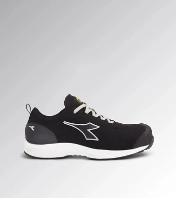 Scarpe Antinfortunistiche Diadora FLY LITEBASE LOW S3 HRO SRC ESD NERO/BIANCO - Imagen 1 de 4
