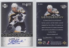 2007-08 Upper Deck Black Diamond Gemography Steve Sullivan #G-SS Auto