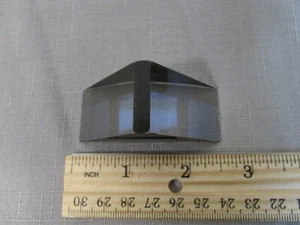 Tiyoda Microscope Part Large Prism From Base Illumination System - Chipped - Picture 1 of 3