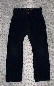 Gap Boys Corduroy Pants Size 5 Straight Leg Navy Blue - Picture 1 of 7