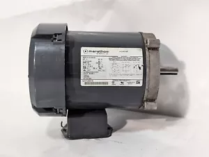 Marathon Electric K253 AC Motor, 1/3hp, 1725rpm, 3 Phase, 56C Frame, 5K33JNA943B - Picture 1 of 10