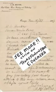 1898 ORANGE TEXAS UCV IRVING H BETTIS CONFEDERATE SPION? - Bild 1 von 1