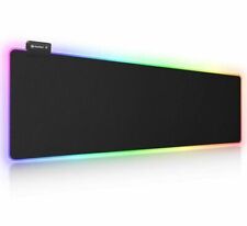 UtechSmart X5 RGB Soft LED Gaming Mouse Pad - Black