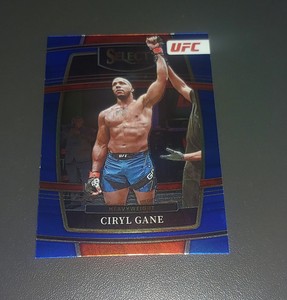 2022 Panini Select UFC Blue Prizm Ciryl Gane #47