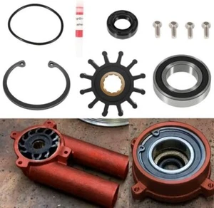Raw Sea Water Pump Repair Rebuild Kit For Volvo Penta 3.0, 4.3, 5.0, 5.7 5.0Gi - Bild 1 von 20