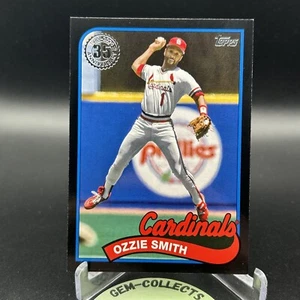 2024 TOPPS SERIES 1 1989 BASEBALL OZZIE SMITH  CARDINALS #89B-81 Black # /299 - Picture 1 of 3