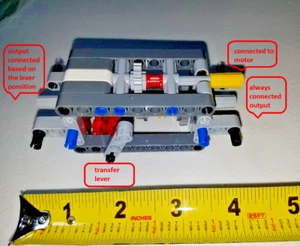 LEGO Technic Transfer Case Gearbox compact 9L - car truck NXT EV3 - new parts - Picture 1 of 8