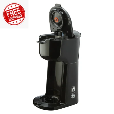 Single Serve Coffee Maker Dual Brew K Cup Capsule Ground Coffee Compact Design - Image 1 of 4