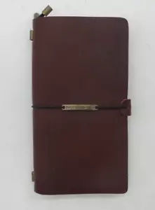Robrasim diario in pelle ricaricabile antico quaderno da viaggio fatto a mano - Foto 1 di 11