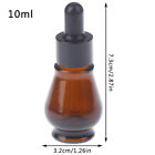 10/20/30Ml Empty Brown Glass Dropper Bottles With Pipette For Essential Oil~ Aa