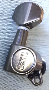 2009 ESP Ltd M-400 Electric Guitar Bass Side Cosmo Black Chrome Tuner Tuning Peg - Picture 1 of 11
