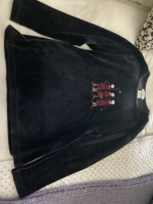 Camisa larga Sonia Rykiel para niñas talla 12 Foto 1 de 4