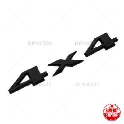 For Jeep Grand Cherokee Gloss Black 4X4 Liftgate Emblem Nameplate Badge Mopar - Изображение 1 из 4