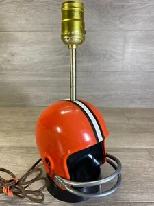 Vintage 1973 Cleveland Browns NFL Football Helm Bar Tischlampe - funktioniert - Bild 1 von 12
