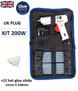 200W Hot Melt Glue Gun kits Professional + Glue Sticks Craft DIY Hobby Glue Tech - Picture 1 of 33